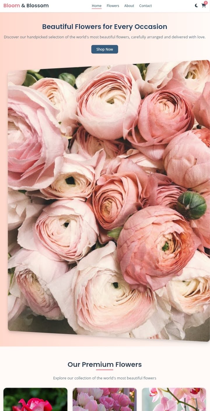 UK E-Commerce Flowershop